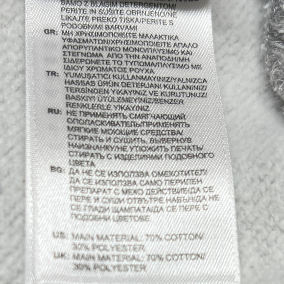 Adidas Originals Trefoil Rainbow Logo Gray Hoodie Sweatshirt Size Small - Picture 9 of 12